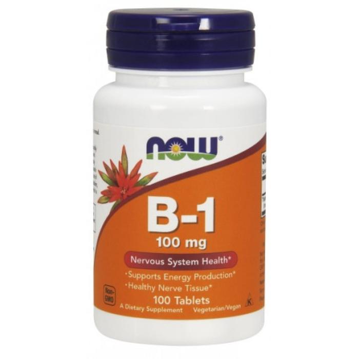 Now B-1 Vitamin Thiamine 100mg. 100db. 