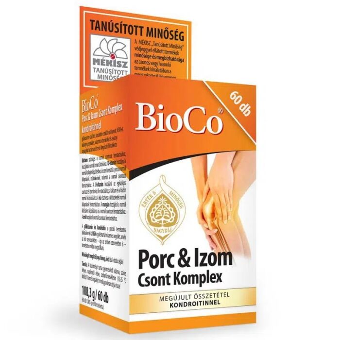 BioCo Porc & Izom Csont Komplex kondroitinnel étrend-kiegészítő filmtabletta 60 db