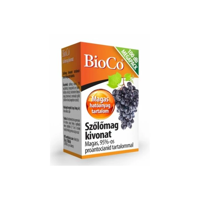 BioCo Szőlőmag Kivonat Megapack 100 db