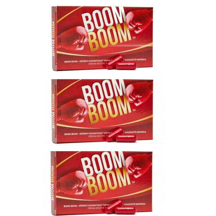 BOOM BOOM - 3 doboz akció (3x2 db kapszula)