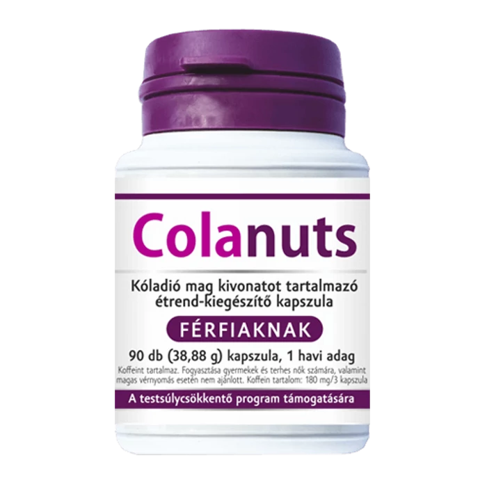 Colanuts kapszula 90db férfi - Kóladió kapszula
