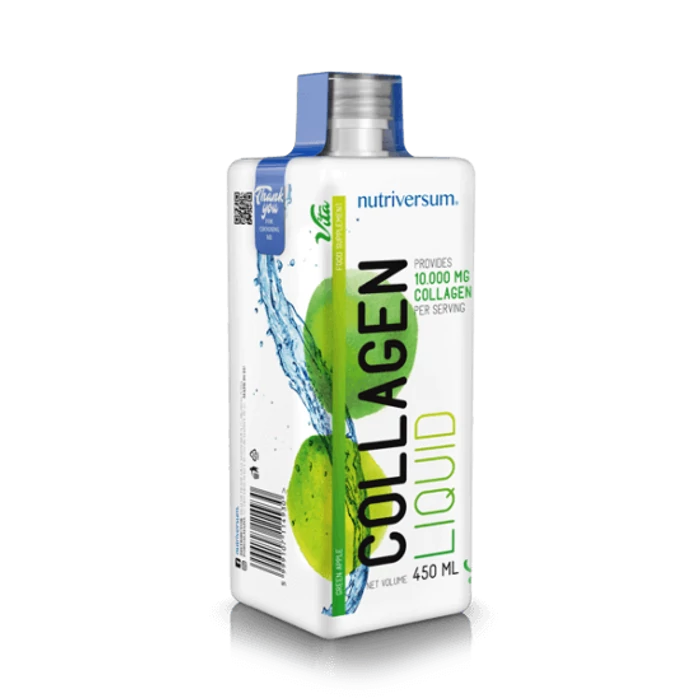 Nutriversum Collagen liquid 10.000 mg - 450 ml - VITA - zöld alma