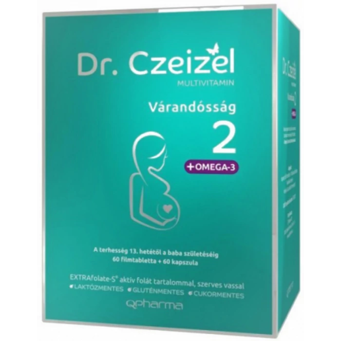 Dr. Czeizel Multivitamin Várandósság 2 (2x60)