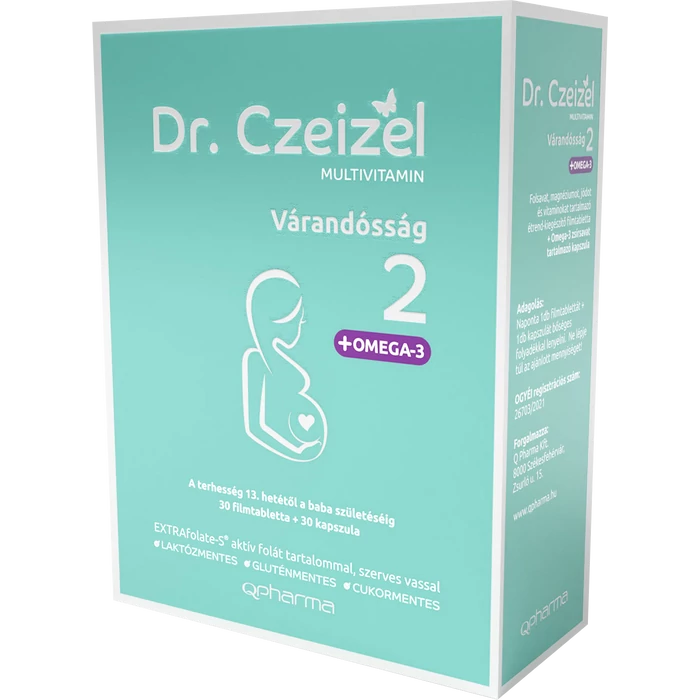 Dr. Czeizel Multivitamin Várandósság 2 (2x30)