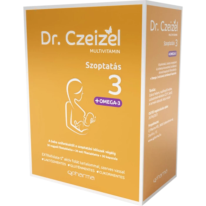 Dr. Czeizel Multivitamin Szoptatás 3 (3x30)