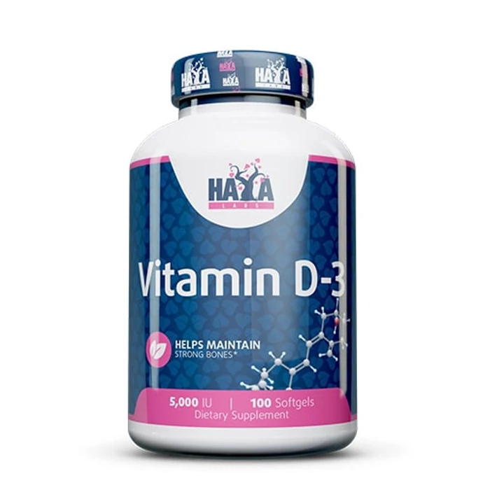 Haya Labs – Vitamin D-3 - 5000 IU  (250 tab)