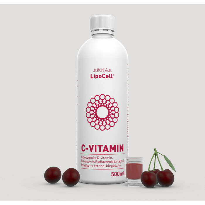 Hymato Lipocell liposzómás c-vitamin meggyes ízben (500 ml)Hymato Lipocell liposzómás c-vitamin meggyes ízben