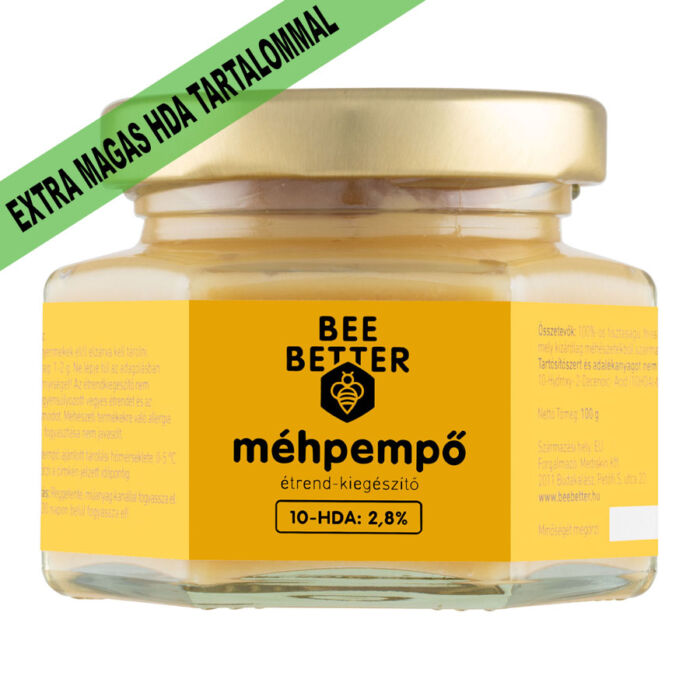 Bee Better Tiszta Méhpempő 100 g INGYENES kiszállítással