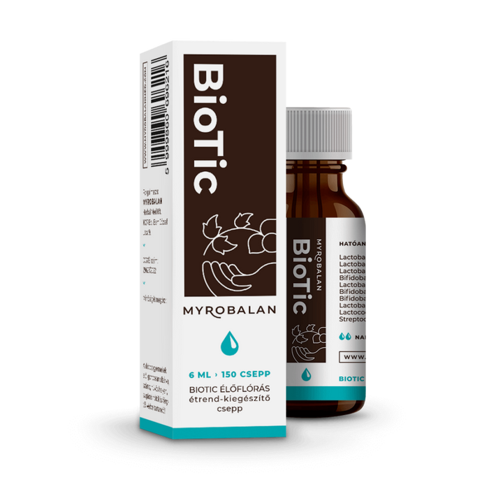 Myrobalan BIOTIC-PROBIOTIKUM élőflórás étrend-kiegészítő csepp 10-féle baktériumtörzzsel