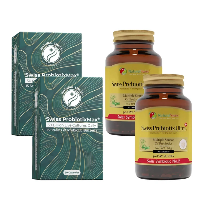 NaturalSwiss Szimbiotikum - Pre- és Probiotikum MAX-Ultra