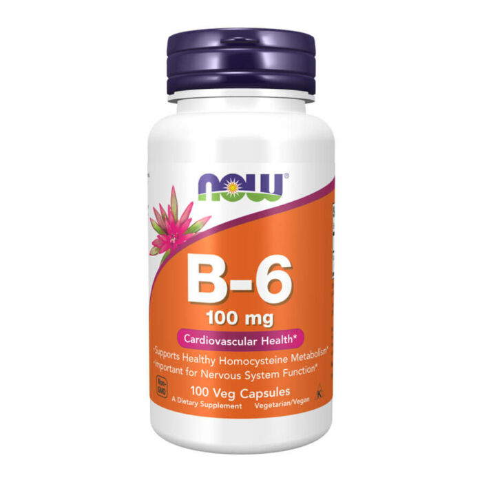 Now B-6 100 mg - 100 Veg Capsules