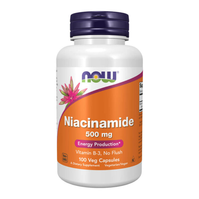 Now Niacinamide 500 mg - 100 Veg Capsules