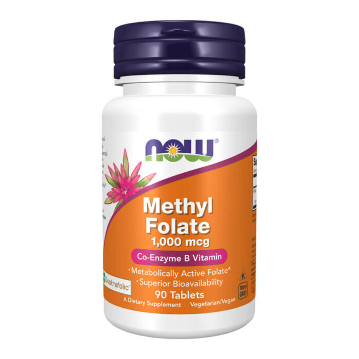 Now Methyl Folate 1000 mg - 90 Tablets