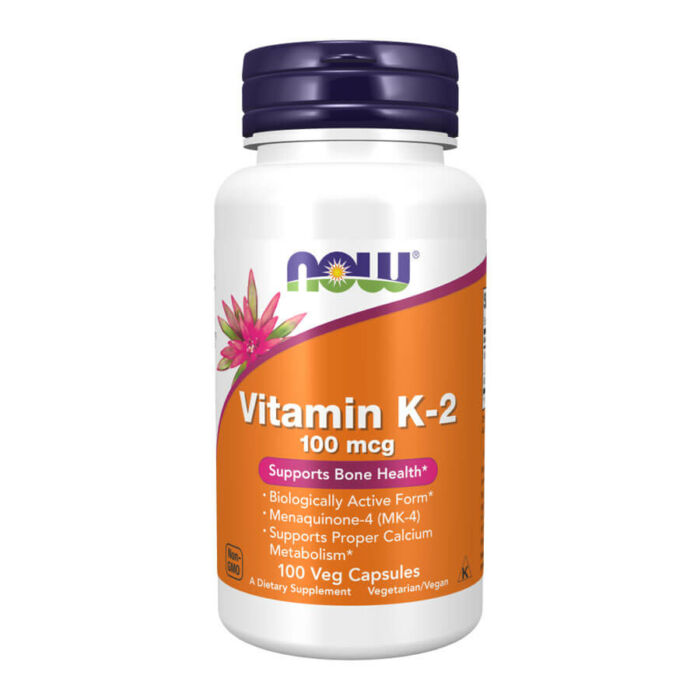 Now Vitamin K-2 100 mg - 100 Veg Capsules