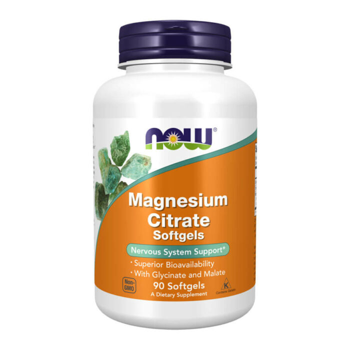 Now Magnesium Citrate - 90 Softgels