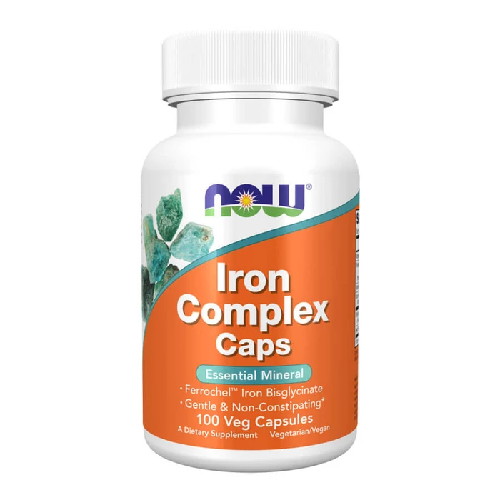 Now Iron Complex Caps - 100 Veg Capsules