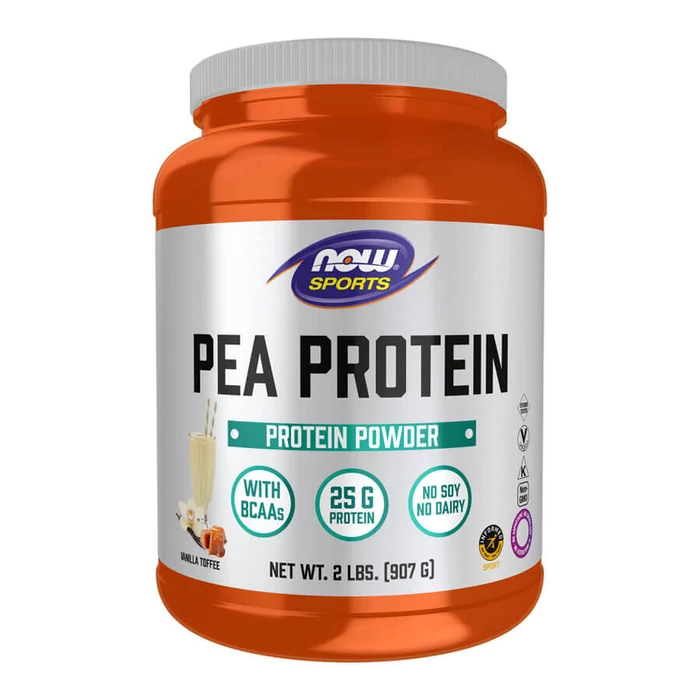 Now Pea Protein, Vanilla Toffee Powder 907 g