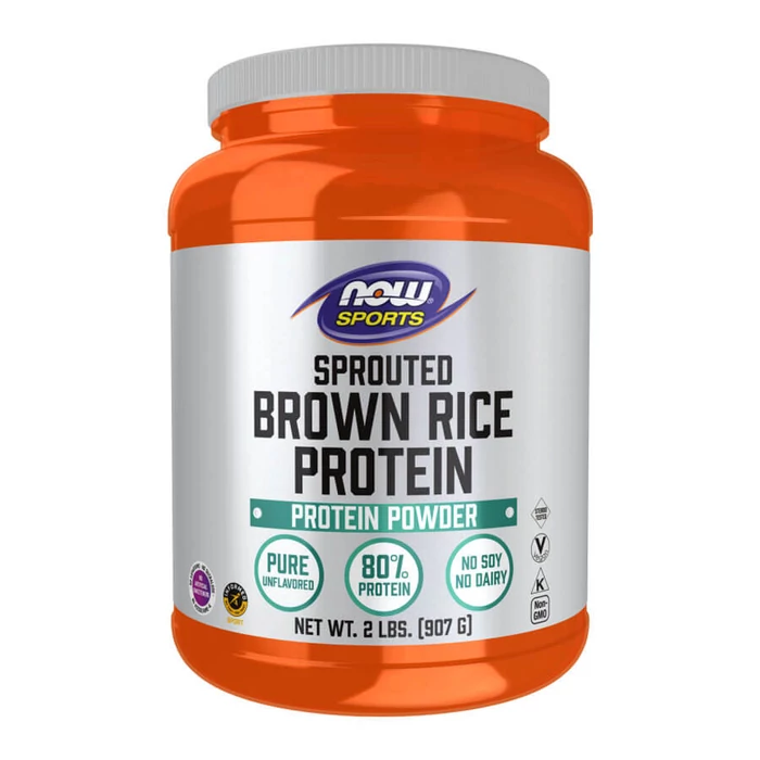 Now Sprouted Brown Rice Protein Powder 907 g