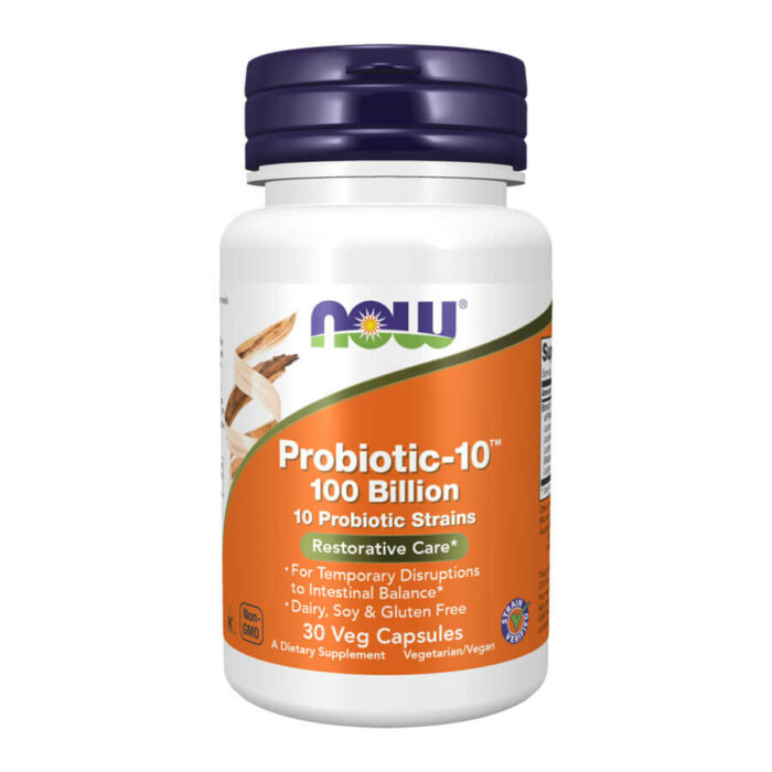 Now Probiotic-10 100 Billion - 30 Veg Capsules