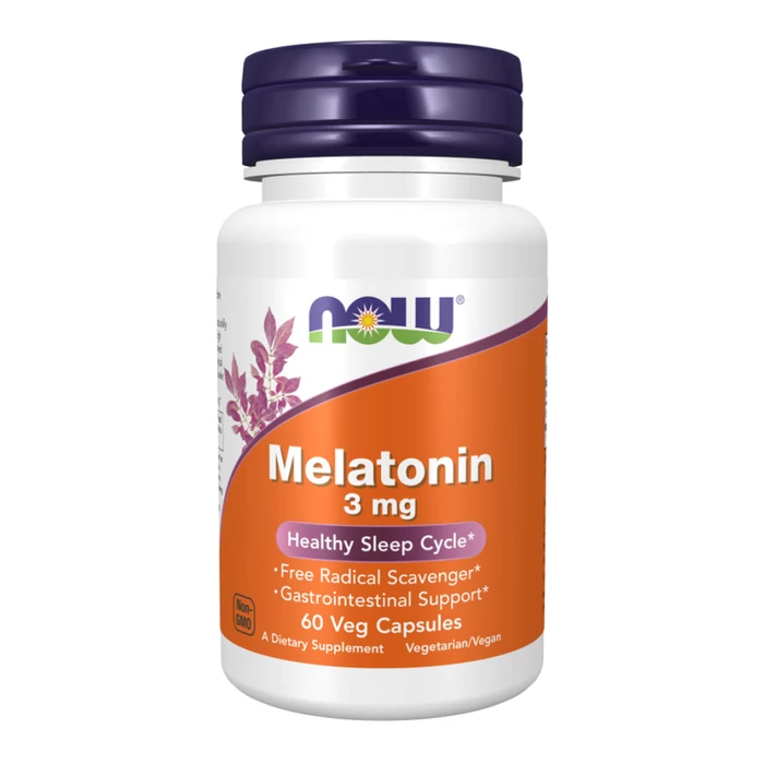Now Melatonin 3 mg - 60 Veg Capsules