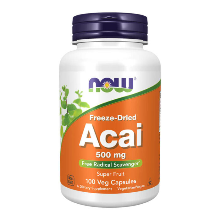 Now Acai Extract 500 mg - 100 Veg Capsules