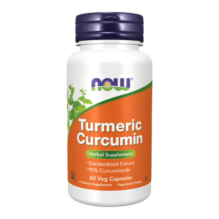 Now Turmeric Curcumin - 60 Veg Capsules