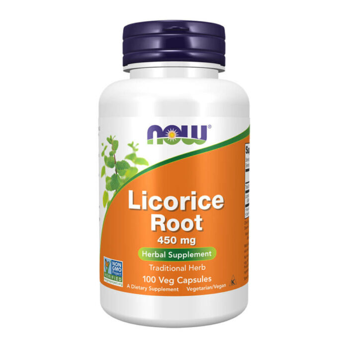 Now Licorice Root 450 mg - 100 Veg Capsules
