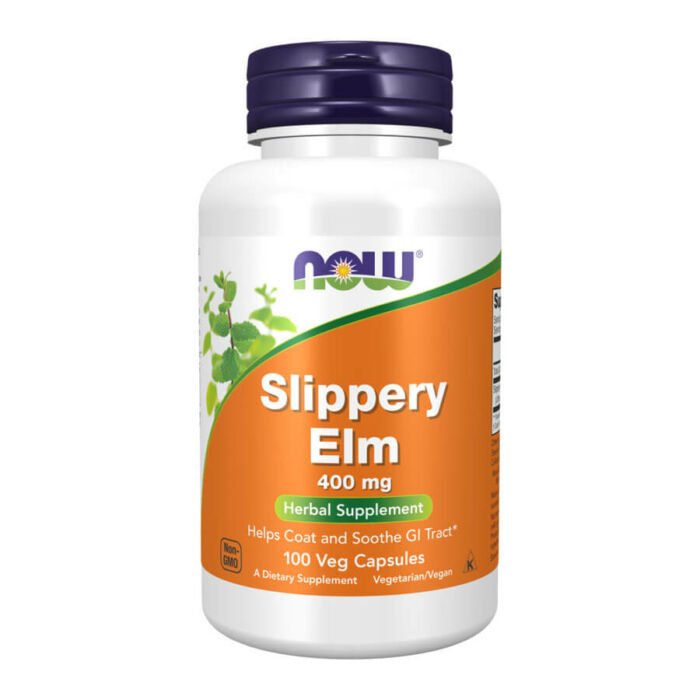 Now Slippery Elm 400 mg - 100 Veg Capsules