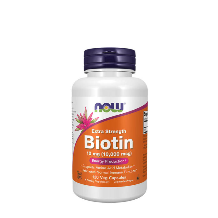 Now Biotin 10 mg (120 Veg Capsules)
