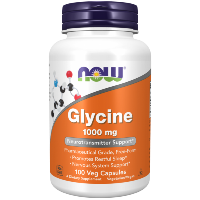 Now Glycine 1000 mg - 100 kapszula Glicin