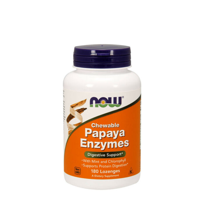 Now Papaya Enzyme 180 tabletta
