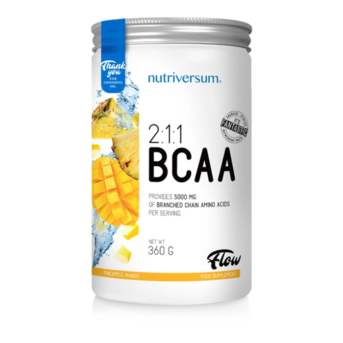 Nutriversum 2:1:1 BCAA - 360 g - FLOW Narancs utolsó darab