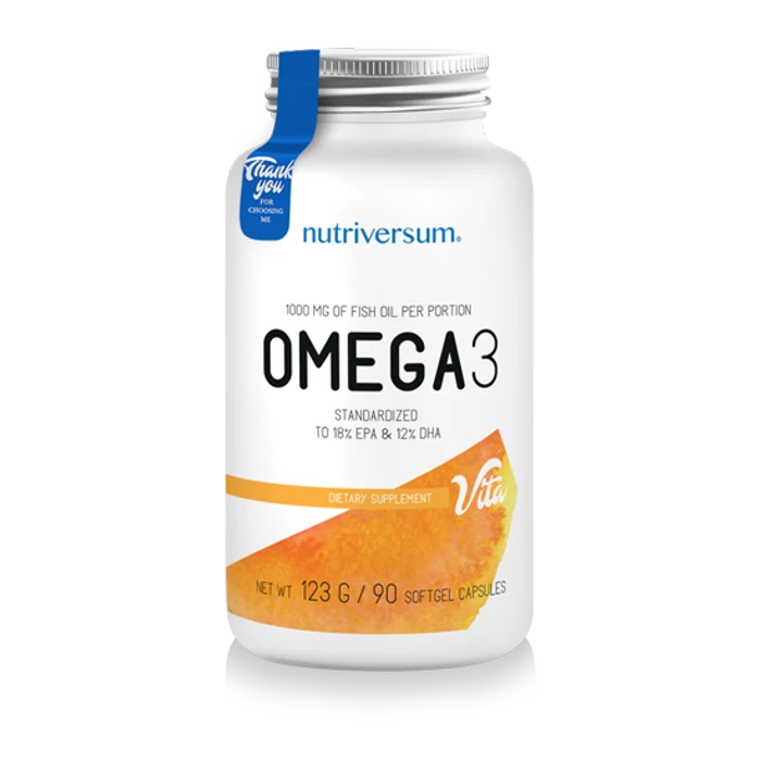 Nutriversum Omega 3 - 90 kapszula - VITA