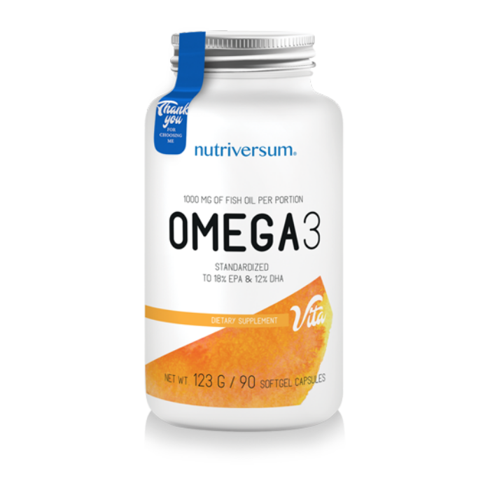 Nutriversum Omega 3 - 90 kapszula - VITA 