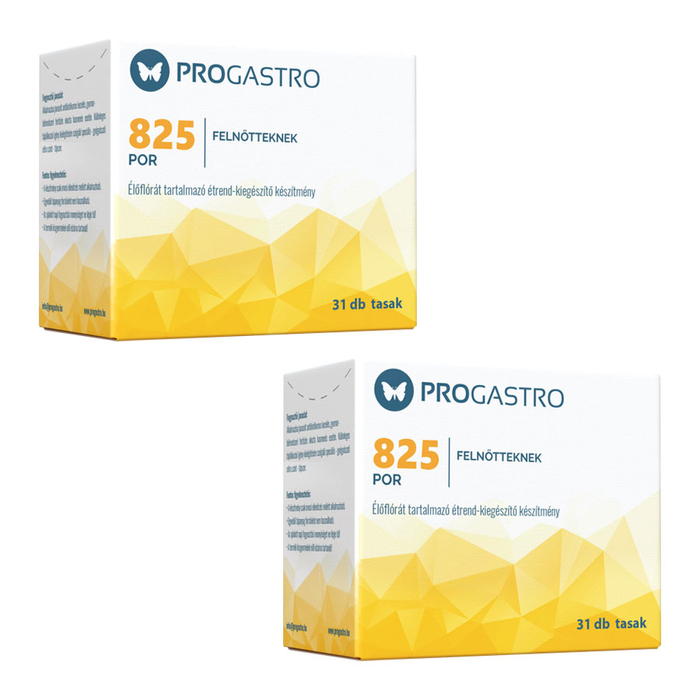 PROGASTRO 825  probiotikum - 2 doboz (2x31 db tasak) AKCIÓ