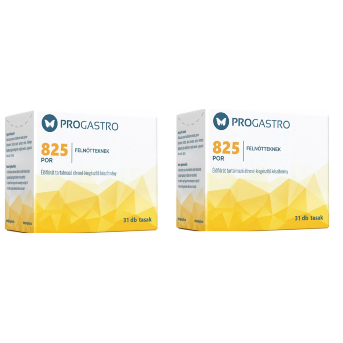 PROGASTRO 825  probiotikum - 2 doboz (2x31 db tasak) AKCIÓ