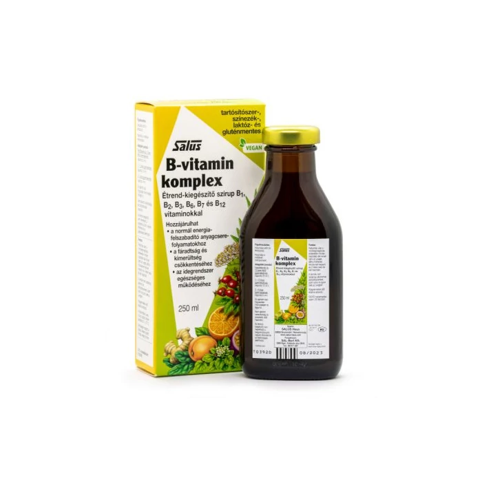 Salus B-vitamin komplex 250ml (csomagolás hibás, külső doboza elszakadt)