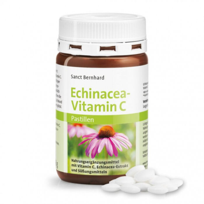 Sanct Bernhard Echinacea + C-Vitamin pasztilla (200 db)