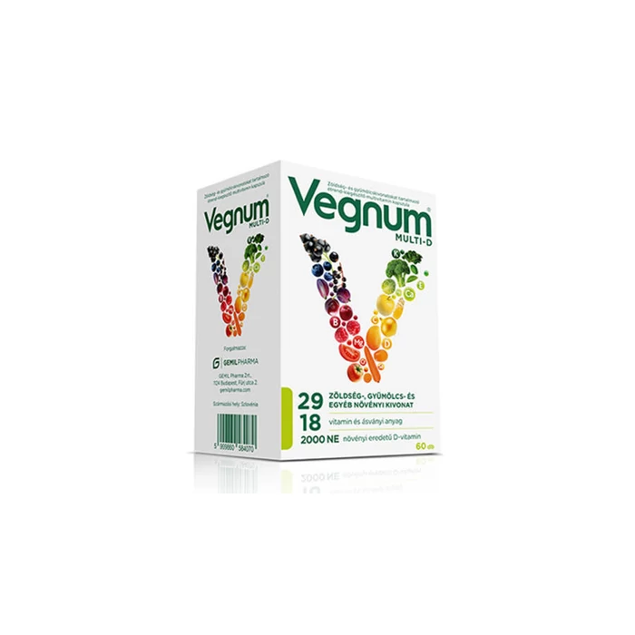 Vegnum Multi-D kapszula 60DB
