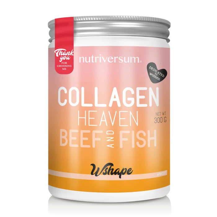 Nutriversum Collagen Heaven Beef&Fish - 300 g - WSHAPE - kollagén Sárgabarack