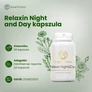 Kép 2/3 - SuperGreens Relaxin Night&Day 60 db kapszula