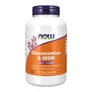 Kép 1/4 - Now Glucosamine &amp; MSM - 180 Veg Capsules