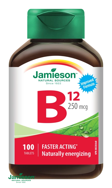 Jamieson B12-vitamin tbl. 100x