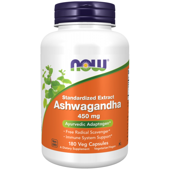 NOW Ashwagandha Extract 450 mg - 180 veg kapszula