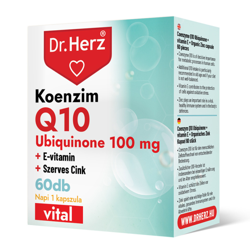 Dr. Herz Koenzim Q10 100 mg 60 db kapszula
