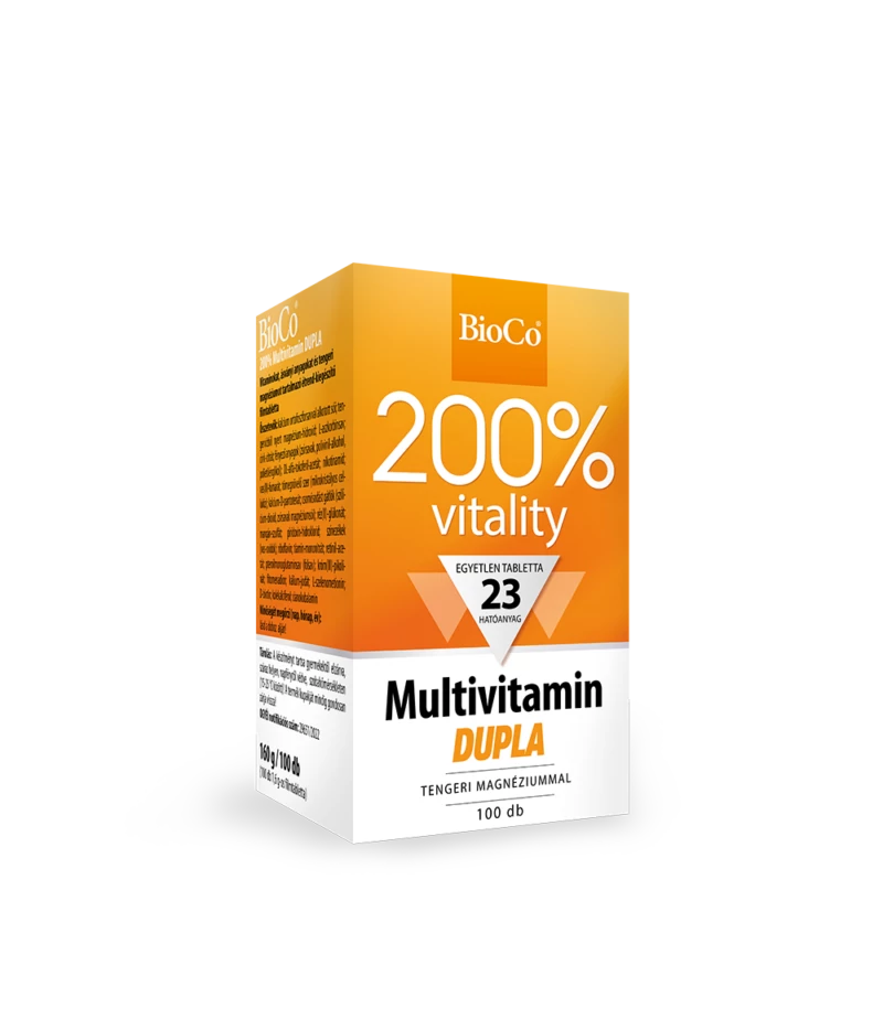 BIOCO 200% MULTIVITAMIN DUPLA FILMTABLETTA 100 DB