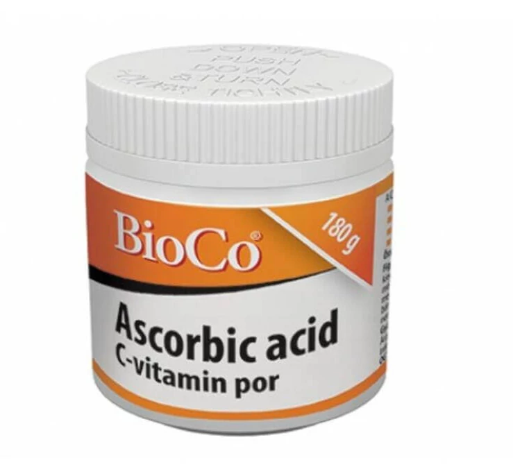 BioCo Ascorbic Acid C-vitamin por 180 g