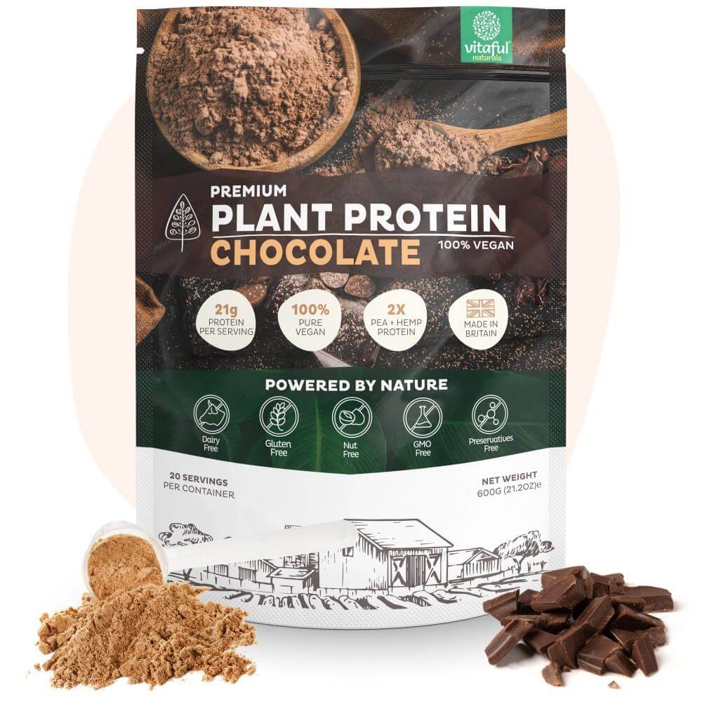 Vitaful Plant Protein Növényi Fehérje Csokoládé 600 g