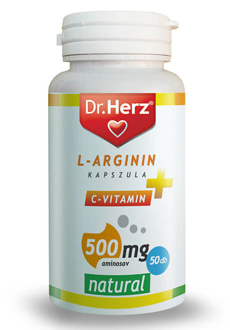 Dr. Herz L-Arginin + C-vitamin 500mg kapszula