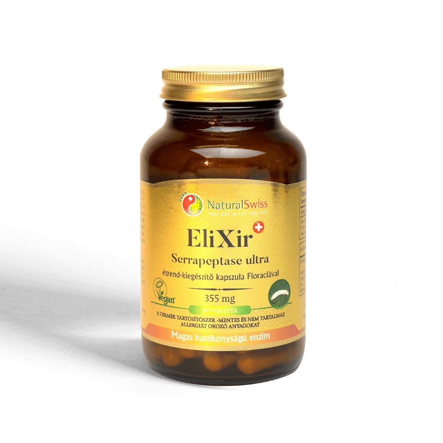 Natural Swiss EliXir Szerrapeptáz 90 db